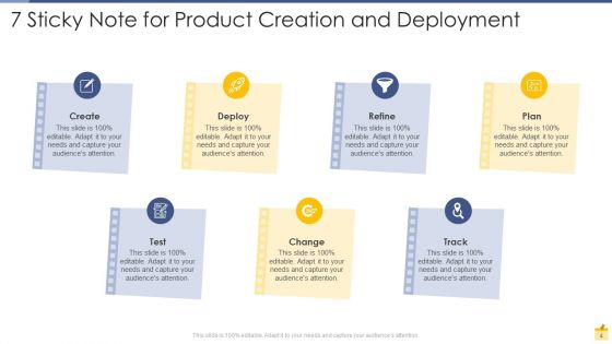 7 Sticky Note Ppt PowerPoint Presentation Complete Deck With Slides