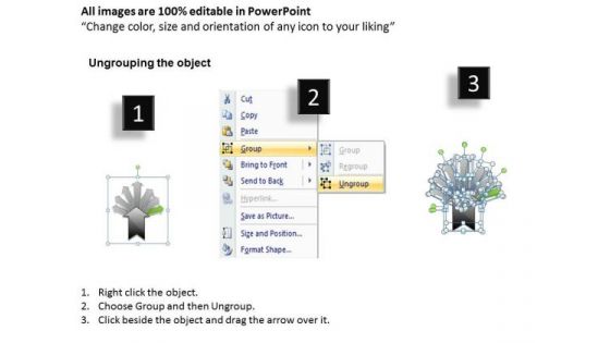 7 Arrows Diverging Representing Process Model Cycle Flow PowerPoint Templates