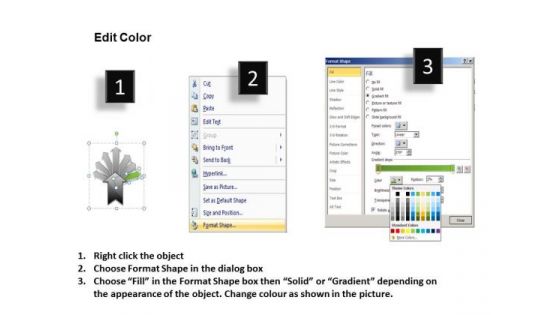 7 Arrows Diverging Representing Process Model Cycle Flow PowerPoint Templates
