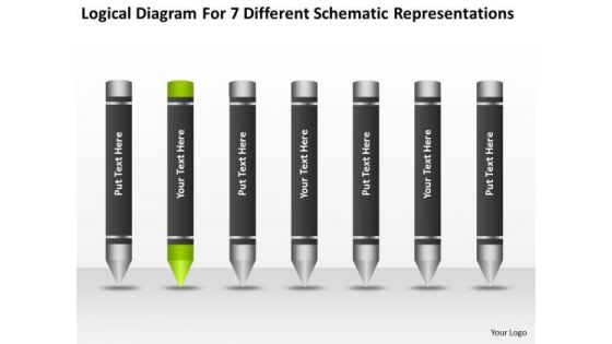 7 Different Schematic Representations Ppt Business Planning Tools PowerPoint Templates