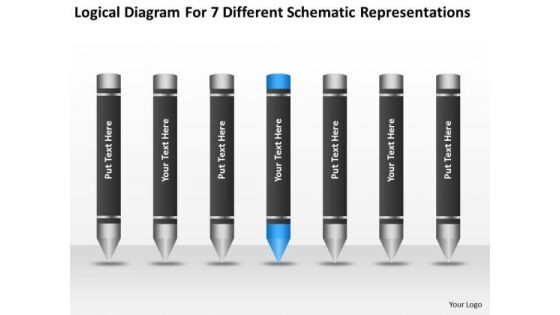 7 Different Schematic Representations Ppt Small Business Plan PowerPoint Templates