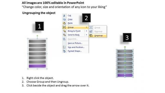 7 Levels To Monitor Key Process Step By Business Plan PowerPoint Templates