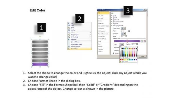 7 Levels To Monitor Key Process Step By Business Plan PowerPoint Templates