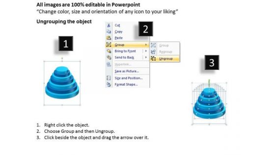 7 Processess As Stack Of Layers Annual Business Plan Template PowerPoint Slides