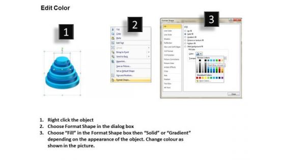 7 Processess As Stack Of Layers Annual Business Plan Template PowerPoint Slides
