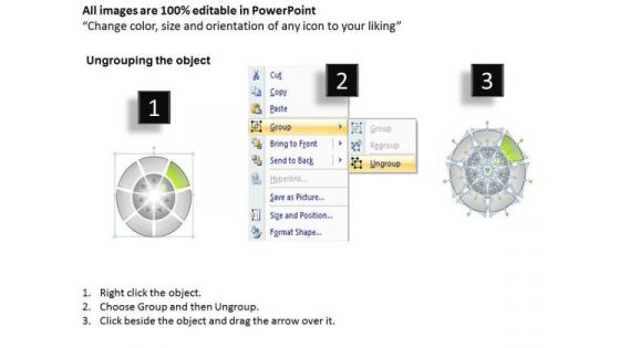 7 Spokes Business PowerPoint Theme Process Diagram Score Plan Slides