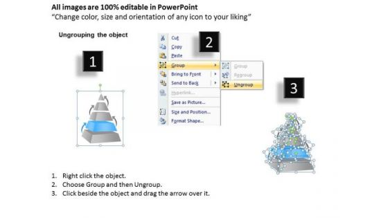 7 Staged Independent Process Marketing Ppt Ultimate Business Plan Template PowerPoint Slides