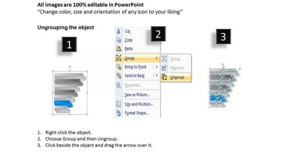 7 Staged Layered Process Flow Diagram Ppt Business Plan PowerPoint Slides