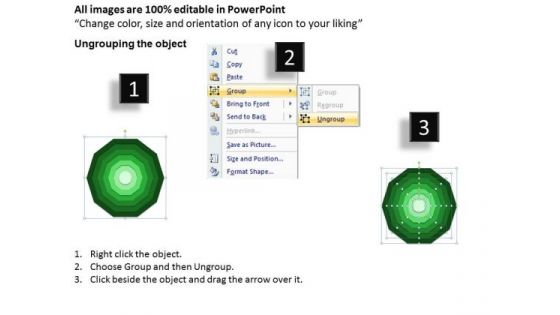 7 Stages Concentric Proces System Company Description Business Plan PowerPoint Templates