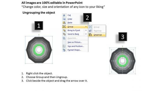 7 Stages Concentric Proces System Example Business Plan PowerPoint Slides