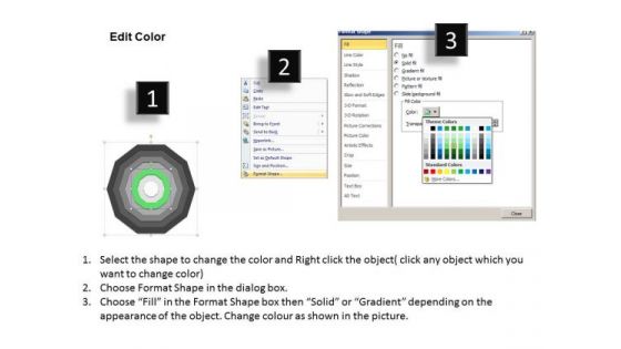 7 Stages Concentric Proces System Example Business Plan PowerPoint Slides