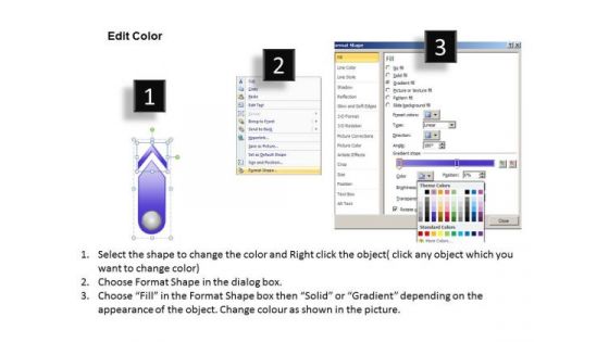7 Stages Vertical Arrows Parallel Process Business Plans How To PowerPoint Templates