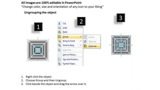 7 Steps Concentric Operational Processes Formulate Business Plan PowerPoint Slides