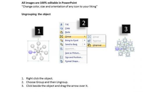 7 Steps Coverging Arrows Process Pathway Ppt Network Software PowerPoint Slides