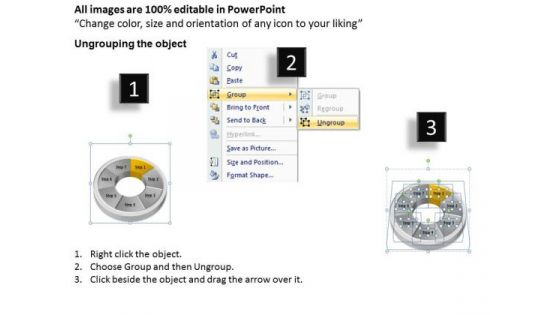 7 Steps Pie Chart Illustration Example Of Business Plan Outline PowerPoint Templates