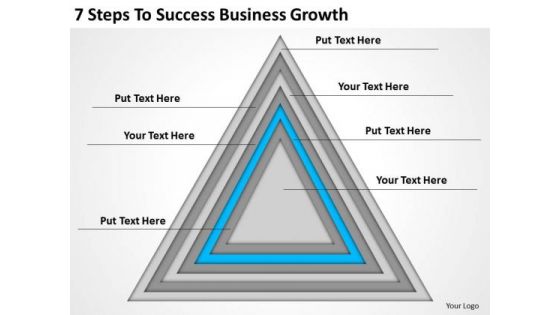 7 Steps To Success Business Growth Ppt Plan PowerPoint Slides