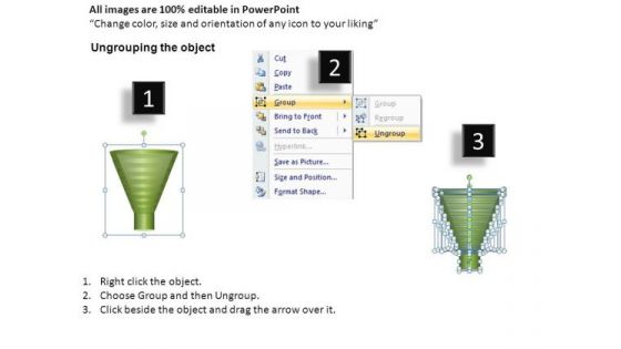 8 Stage Sales And Marketing Conversion Funnel PowerPoint Diagrams Slides