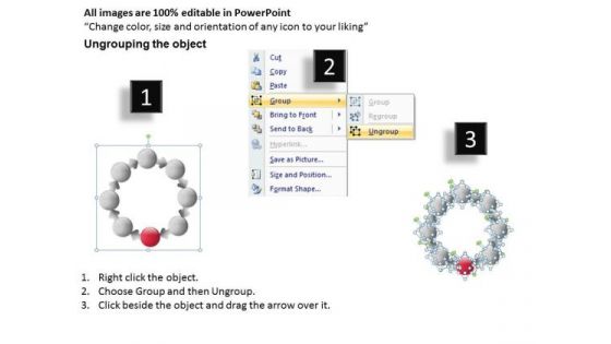 8 Stages Circular Layout Diagram Business Plan PowerPoint Slides