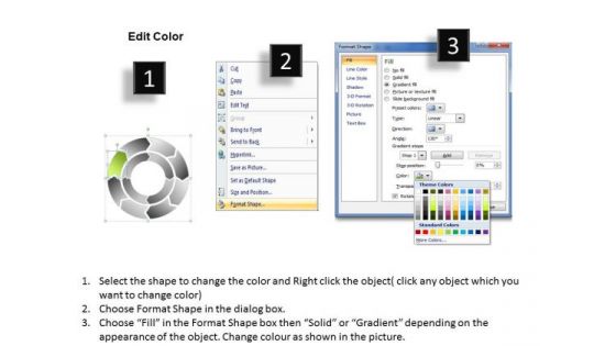 8 Stages Concentric Circular Process Chart Ppt Business Proposal PowerPoint Slides
