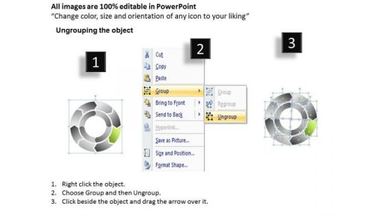 8 Stages Concentric Circular Process Chart Ppt What Business Plan Looks Like PowerPoint Slides
