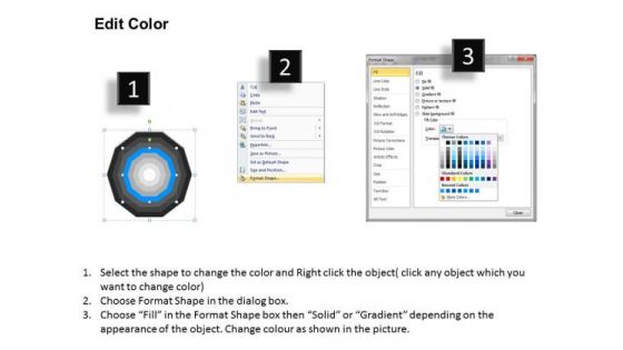 8 Stages Concentric Data Flow Diagram Ppt Business Plan Marketing PowerPoint Slides