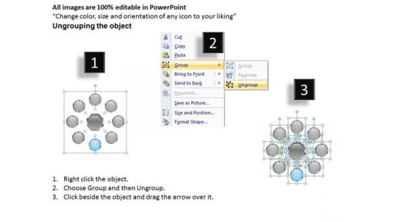 8 Stages Hub And Spoke Model Successful Business Plan Examples PowerPoint Templates