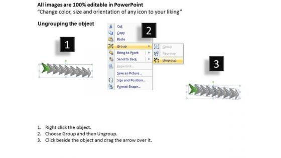 8 Stages Involved Course Of Action Best Flowchart PowerPoint Slides