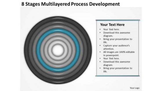 8 Stages Multilayered Process Development Ppt Business Plan PowerPoint Slides