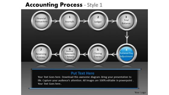 8 Stages Straight Line Process Round Text Boxes PowerPoint Slides Ppt Templates