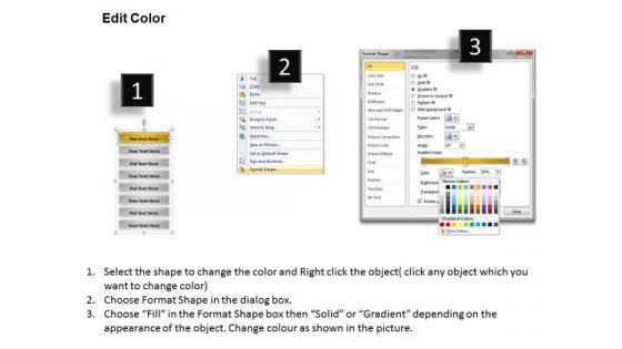 8 Stages Sub Processes Or Tasks Need Business Plan PowerPoint Templates