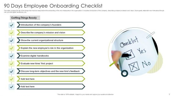 90 Day Employee Onboarding Ppt PowerPoint Presentation Complete Deck With Slides