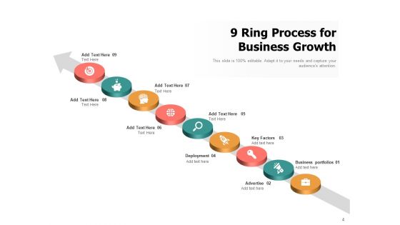 9 Circle Process Cycle Business Target Growth Ppt PowerPoint Presentation Complete Deck