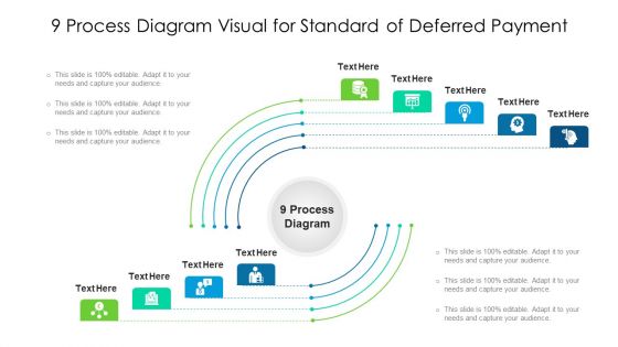 9 Process Diagram Visual For Standard Of Deferred Payment Ppt PowerPoint Presentation Icon Show PDF