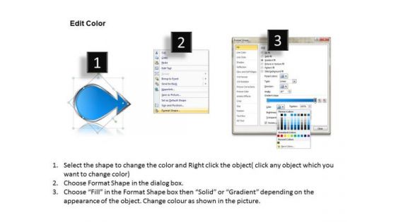 9 Arrows Describing Nine Steps Flow Charting PowerPoint Templates