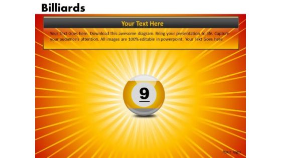 9 Ball Pool PowerPoint Ppt Slides
