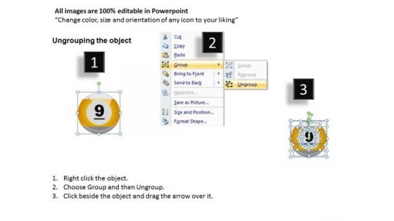 9 Ball Pool PowerPoint Ppt Slides