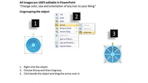 9 Stages Concentric Sub Processes Ppt Business Plan Examples PowerPoint Slides