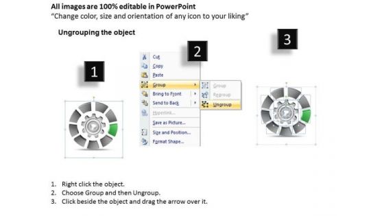 9 Stages Development Process Diagram Business Plan For PowerPoint Slides