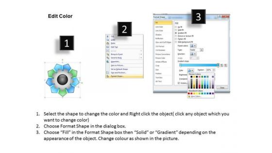 9 Stages Hub And Spoke Comparison Diagram How Business Plan PowerPoint Templates