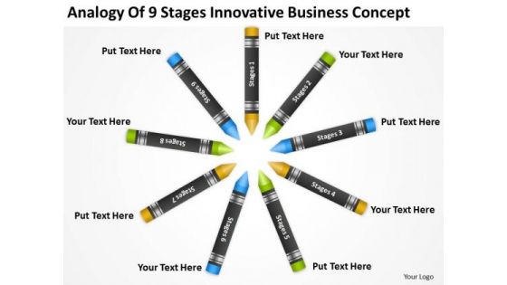 9 Stages Innovative Business Concept Ppt Best Plan Software PowerPoint Templates