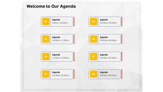 AI High Tech PowerPoint Templates Welcome To Our Agenda Ppt Portfolio Pictures PDF