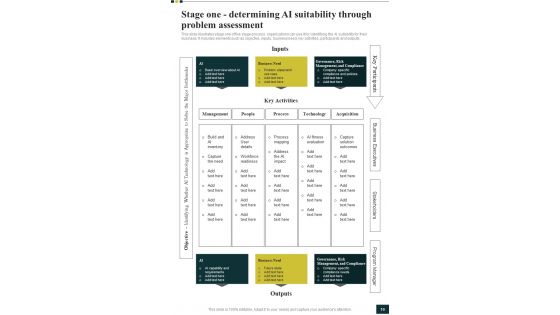 AI Playbook To Boost Digital Transformation Template