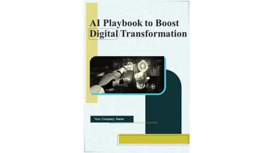 AI Playbook To Boost Digital Transformation Template