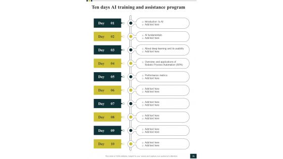 AI Playbook To Boost Digital Transformation Template