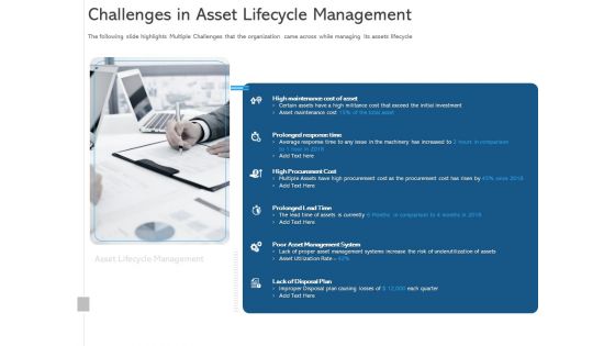 ALM Optimizing The Profit Generated By Your Assets Challenges In Asset Lifecycle Management Download PDF