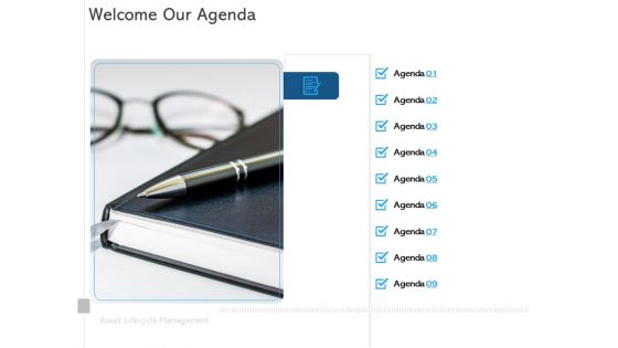 ALM Optimizing The Profit Generated By Your Assets Welcome Our Agenda Rules PDF