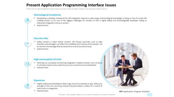 API Integration Software Development Present Application Programming Interface Issues Designs PDF