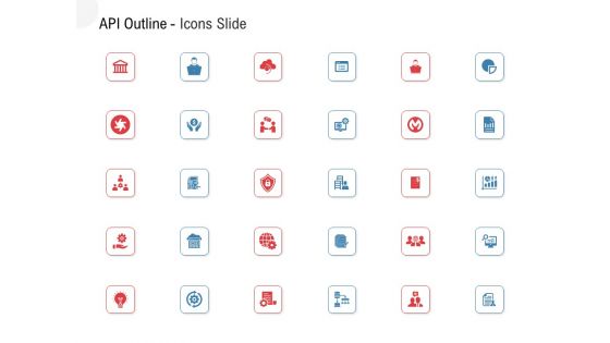 API Outline Icons Slide Ppt Ideas Background Images PDF