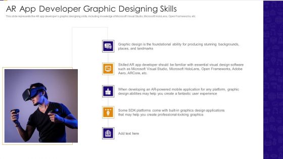 AR App Developer Graphic Designing Skills Ppt PowerPoint Presentation Gallery Format Ideas PDF AR App Developer Graphic Designing Skills Ppt PowerPoint Presentation Gallery Format Ideas PDF