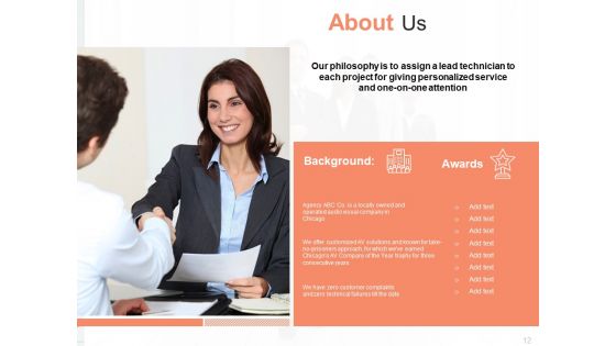 AV Design And Installation Services Proposal Ppt PowerPoint Presentation Complete Deck With Slides